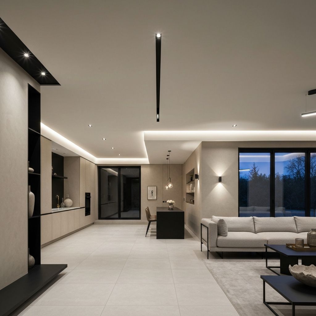 Modern lighting installation